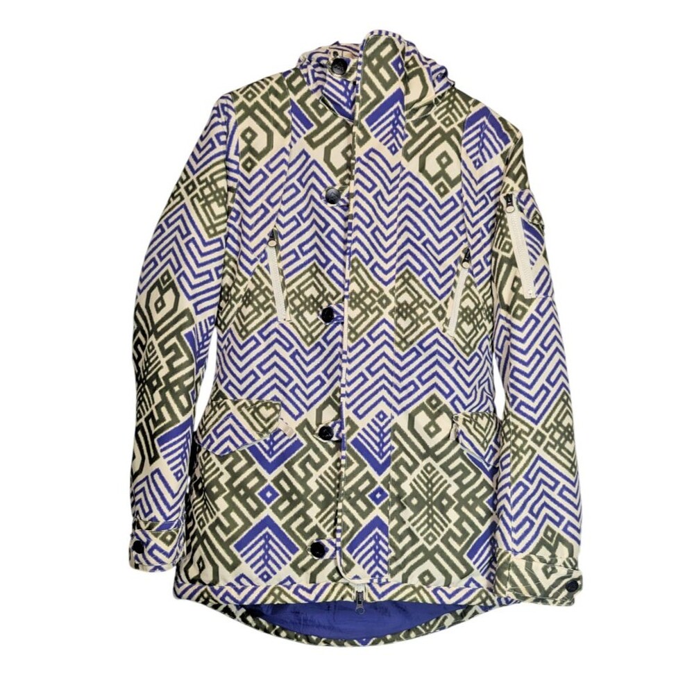 Burton Ski Snowboard Jacket Womens S Multicolor Dryride Insulated Hooded